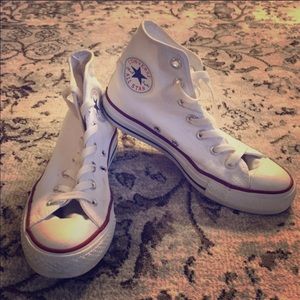 High top converse white